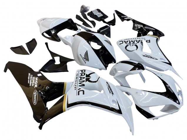 Comprar Carenados Moto Honda CBR1000RR 2006-2007 - Blanco Negro Brillante Pramac
