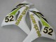 Comprar Carenados Moto Honda CBR1000RR 2006-2007 - Blanco Verde Negro Brillante Hannspree 52
