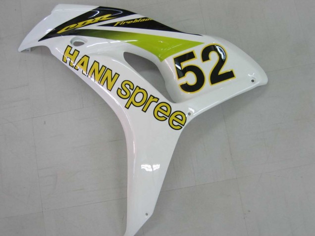 Comprar Carenados Moto Honda CBR1000RR 2006-2007 - Blanco Verde Negro Brillante Hannspree 52