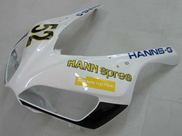 Comprar Carenados Moto Honda CBR1000RR 2006-2007 - Blanco Verde Negro Brillante Hannspree 52