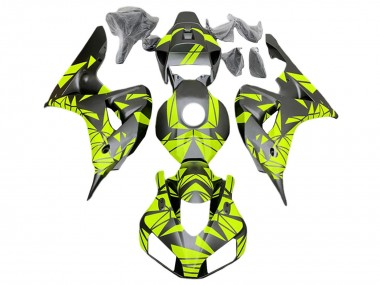 Comprar Carenados Moto Honda CBR1000RR 2006-2007 - Fluorescent Verde Negro Mate