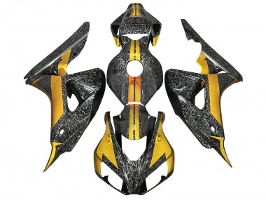Comprar Carenados Moto Honda CBR1000RR 2006-2007 - Oro Negro Falsificado FibraCarbono