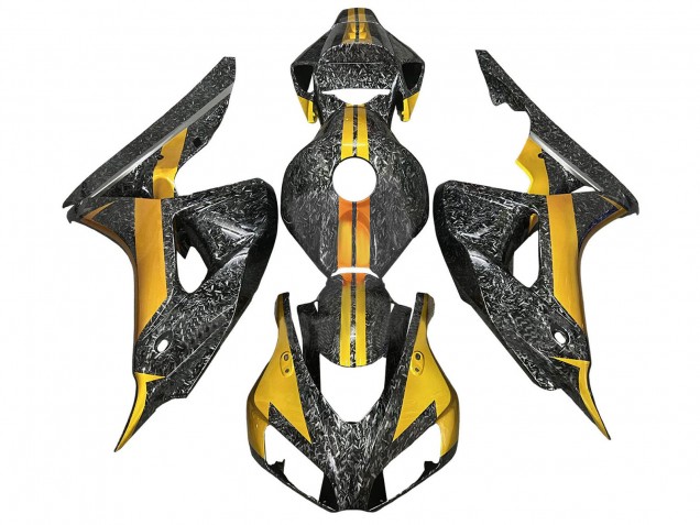 Comprar Carenados Moto Honda CBR1000RR 2006-2007 - Oro Negro Falsificado FibraCarbono