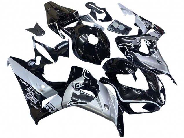 Comprar Carenados Moto Honda CBR1000RR 2006-2007 - Plata Negro Brillante Rojo Bull