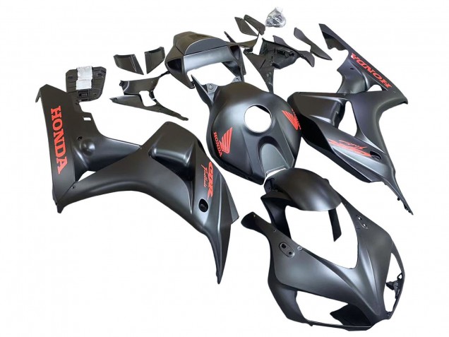 Comprar Carenados Moto Honda CBR1000RR 2006-2007 - Negro Mate Rojo Calcomanías