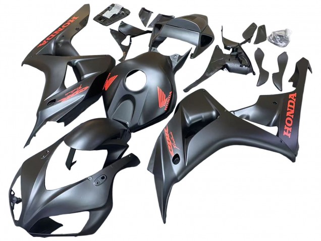 Comprar Carenados Moto Honda CBR1000RR 2006-2007 - Negro Mate Rojo Calcomanías