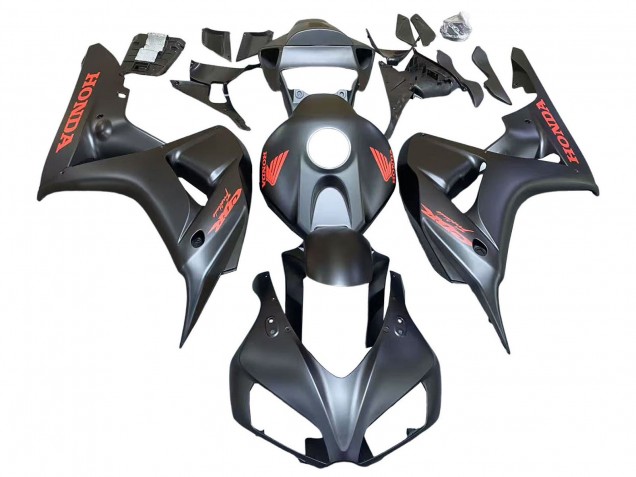 Comprar Carenados Moto Honda CBR1000RR 2006-2007 - Negro Mate Rojo Calcomanías