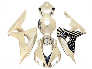 Comprar Carenados Moto Honda CBR1000RR 2006-2007 - Crema Negro