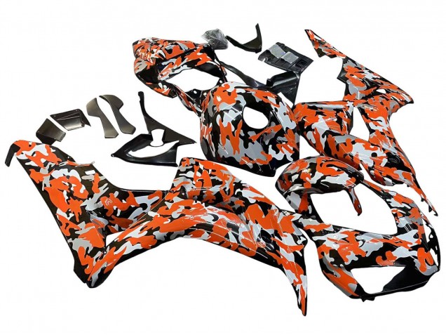 Comprar Carenados Moto Honda CBR1000RR 2006-2007 - Negro Naranja Plata Camouflage