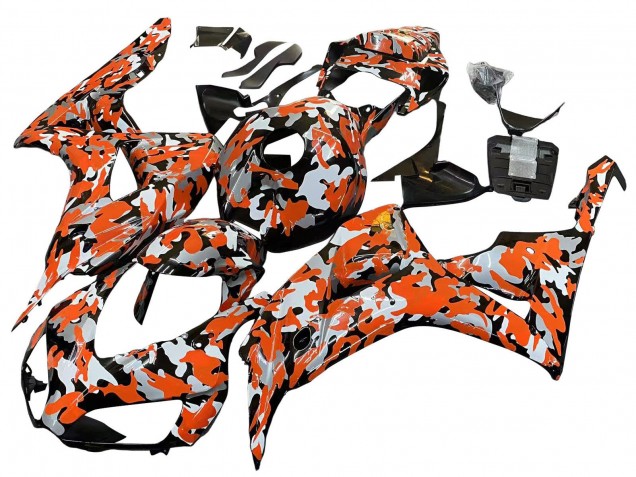 Comprar Carenados Moto Honda CBR1000RR 2006-2007 - Negro Naranja Plata Camouflage