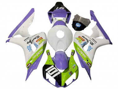 Comprar Carenados Moto Honda CBR1000RR 2006-2007 - Blanco Púrpura Verde Negro Brillante