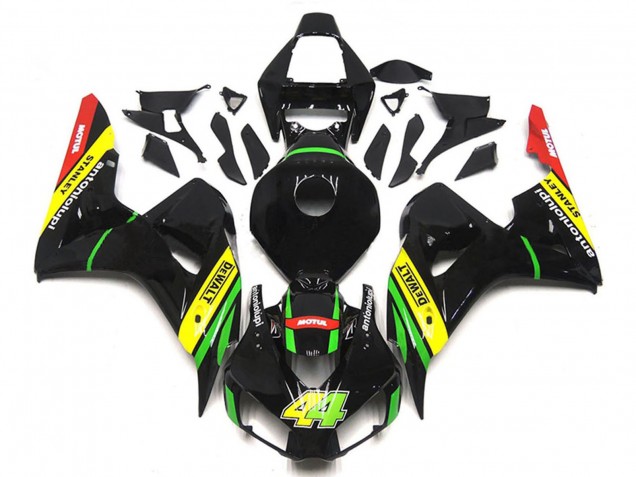 Comprar Carenados Moto Honda CBR1000RR 2006-2007 - Negro Brillante Amarillo Verde Rojo Motul 44
