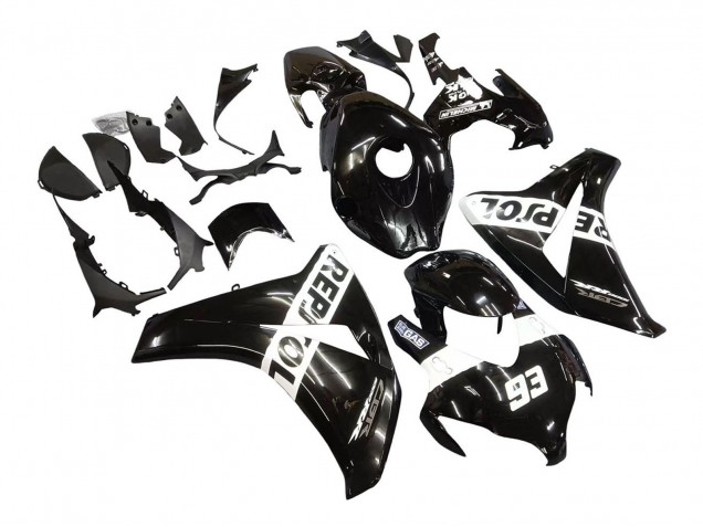 Comprar Carenados Moto Honda CBR1000RR 2008-2011 - Negro Brillante Blanco Repsol 93