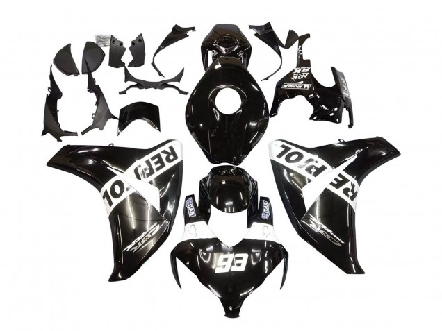 Comprar Carenados Moto Honda CBR1000RR 2008-2011 - Negro Brillante Blanco Repsol 93
