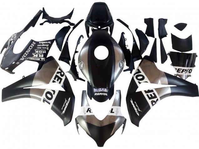 Comprar Carenados Moto Honda CBR1000RR 2008-2011 - Plata Negro Mate Repsol