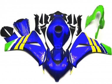 Comprar Carenados Moto Honda CBR1000RR 2008-2011 - Azul Amarillo Blanco Verde