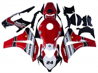 Comprar Carenados Moto Honda CBR1000RR 2008-2011 - Blanco Rojo Negro Brillante Carrera 24
