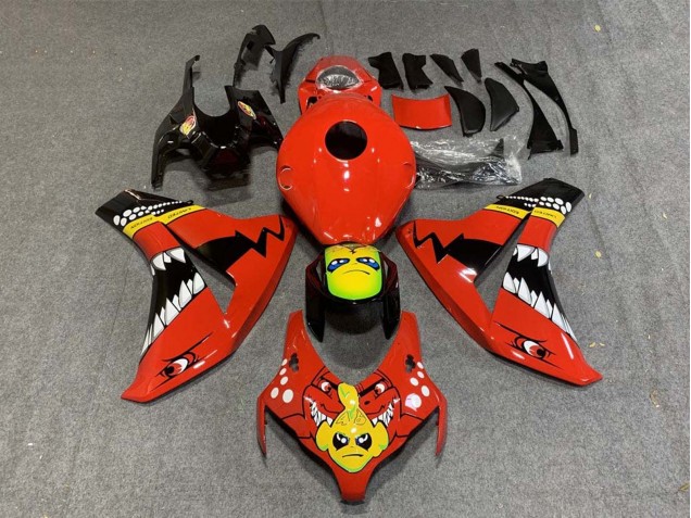 Comprar Carenados Moto Honda CBR1000RR 2008-2011 - Rojo Amarillo Negro Brillante Tiburón