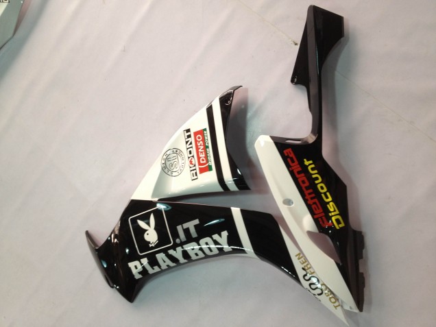 Comprar Carenados Moto Honda CBR1000RR 2012-2016 - Blanco Negro Brillante Rizoma Playboy