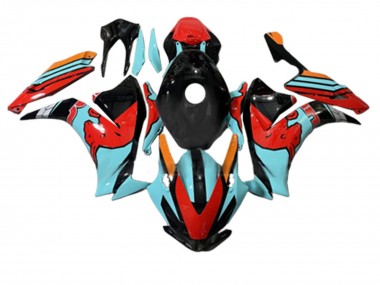 Comprar Carenados Moto Honda CBR1000RR 2012-2016 - Rojo Azul Claro Negro Brillante
