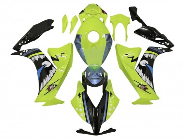 Comprar Carenados Moto Honda CBR1000RR 2012-2016 - Verde Claro Azul Negro Brillante Tiburón