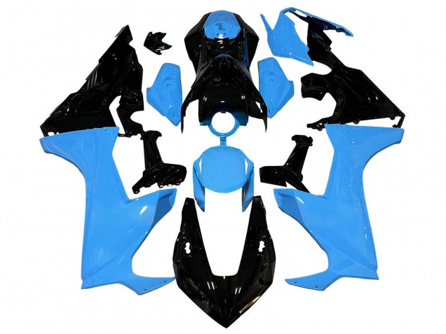 Comprar Carenados Moto Honda CBR1000RR 2017-2024 - Azul Negro Brillante