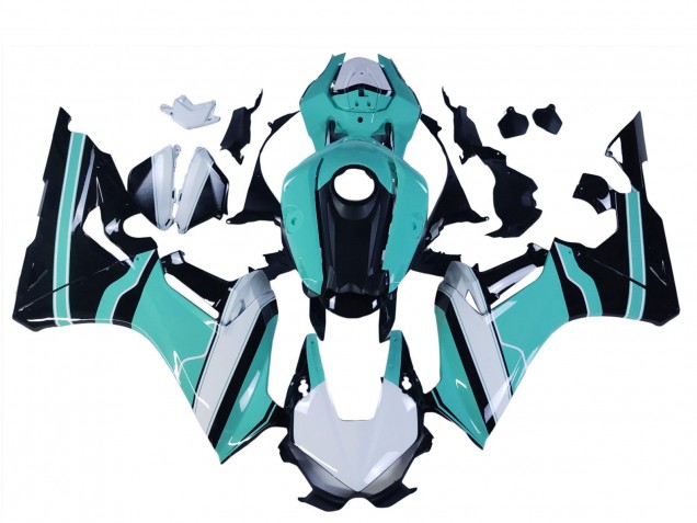 Comprar Carenados Moto Honda CBR1000RR 2017-2023 - Blanco Azul Claro Negro Brillante