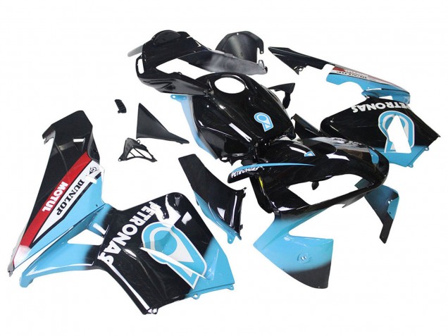 Comprar Carenados Moto Honda CBR600RR 2003-2004 - Azul Claro Rojo Negro Brillante Dunlop
