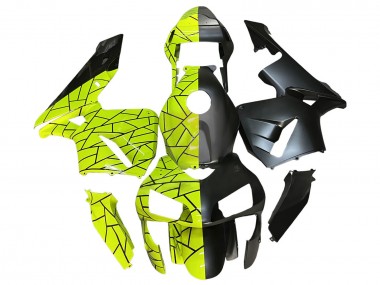 Comprar Carenados Moto Honda CBR600RR 2003-2004 - Fluorescent Verde Negro Mate