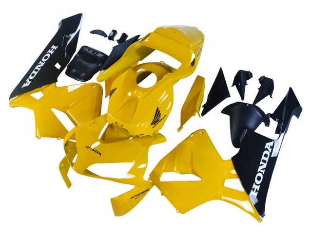 Comprar Carenados Moto Honda CBR600RR 2003-2004 - Amarillo Negro Brillante