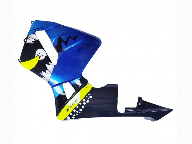 Comprar Carenados Moto Honda CBR600RR 2003-2004 - Azul Neon Amarillo Negro Brillante Tiburón