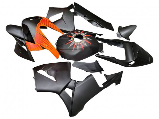 Comprar Carenados Moto Honda CBR600RR 2003-2004 - Negro Mate Naranja