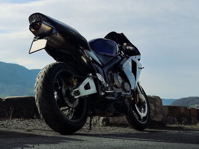 Comprar Carenados Moto Honda CBR600RR 2003-2004 - Azul Oscuro Negro Brillante