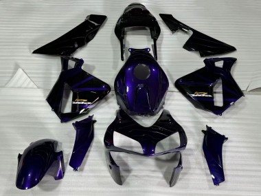 Comprar Carenados Moto Honda CBR600RR 2003-2004 - Azul Oscuro Negro Brillante