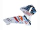 Comprar Carenados Moto Honda CBR600RR 2003-2004 - Blanco Azul Rojo Nastro Azzurro 46