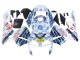 Comprar Carenados Moto Honda CBR600RR 2003-2004 - Blanco Azul Rojo Nastro Azzurro 46