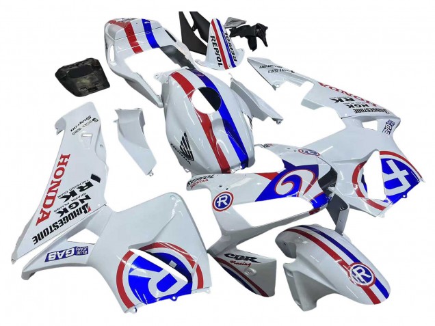 Comprar Carenados Moto Honda CBR600RR 2003-2004 - Blanco Rojo Azul