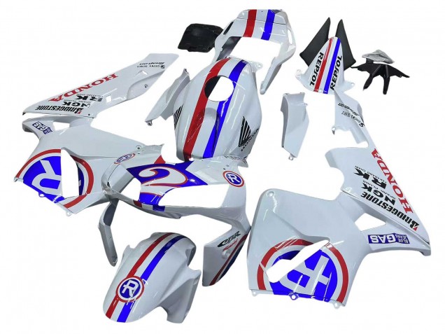 Comprar Carenados Moto Honda CBR600RR 2003-2004 - Blanco Rojo Azul