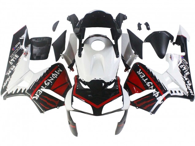Comprar Carenados Moto Honda CBR600RR 2003-2004 - Blanco Rojo Negro Brillante Monstruo