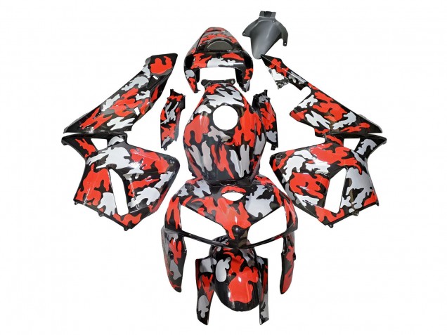 Comprar Carenados Moto Honda CBR600RR 2005-2006 - Negro Rojo Gris Camouflage
