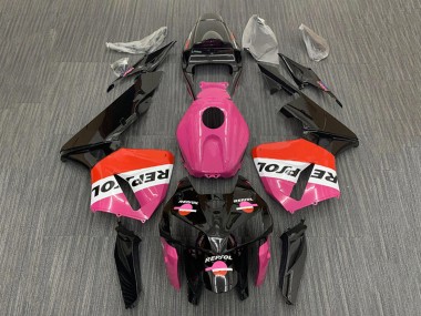 Comprar Carenados Moto Honda CBR600RR 2005-2006 - Rosa Rojo Negro Repsol