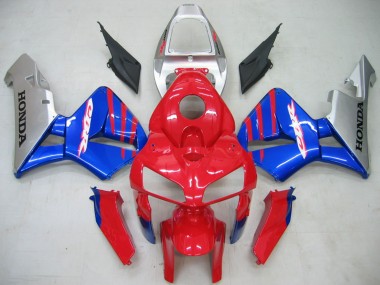 Comprar Carenados Moto Honda CBR600RR 2005-2006 - Rojo Azul Plata