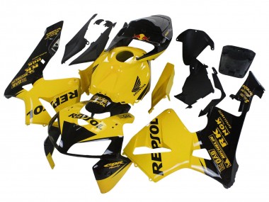 Comprar Carenados Moto Honda CBR600RR 2005-2006 - Amarillo Negro Repsol