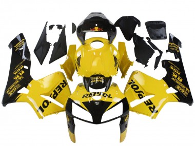 Comprar Carenados Moto Honda CBR600RR 2005-2006 - Amarillo Negro Repsol