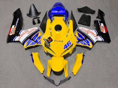 Comprar Carenados Moto Honda CBR600RR 2005-2006 - Amarillo Azul Blanco Nastro Azzurro 46