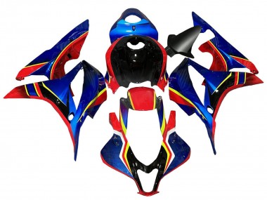 Comprar Carenados Moto Honda CBR600RR 2007-2008 - Azul Rojo Amarillo Negro Brillante