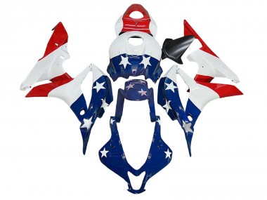 Comprar Carenados Moto Honda CBR600RR 2007-2008 - Blanco Azul Rojo Estrella