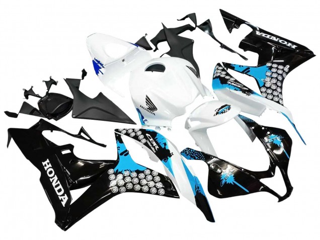 Comprar Carenados Moto Honda CBR600RR 2007-2008 - Blanco Azul Claro Negro Brillante