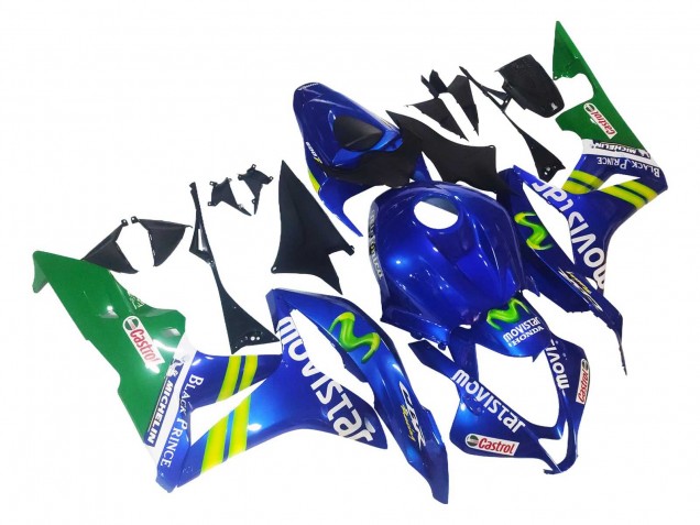 Comprar Carenados Moto Honda CBR600RR 2007-2008 - Azul Verde MoviStar Castrol