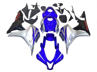 Comprar Carenados Moto Honda CBR600RR 2007-2008 - Plata Azul Negro Brillante Carrera